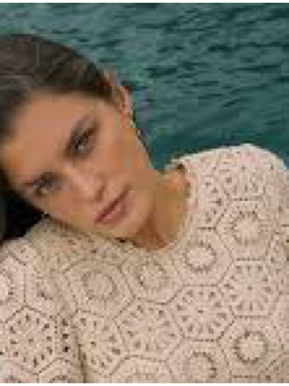 Z Supply Crochet Hexagon Knit Pullover - Cream